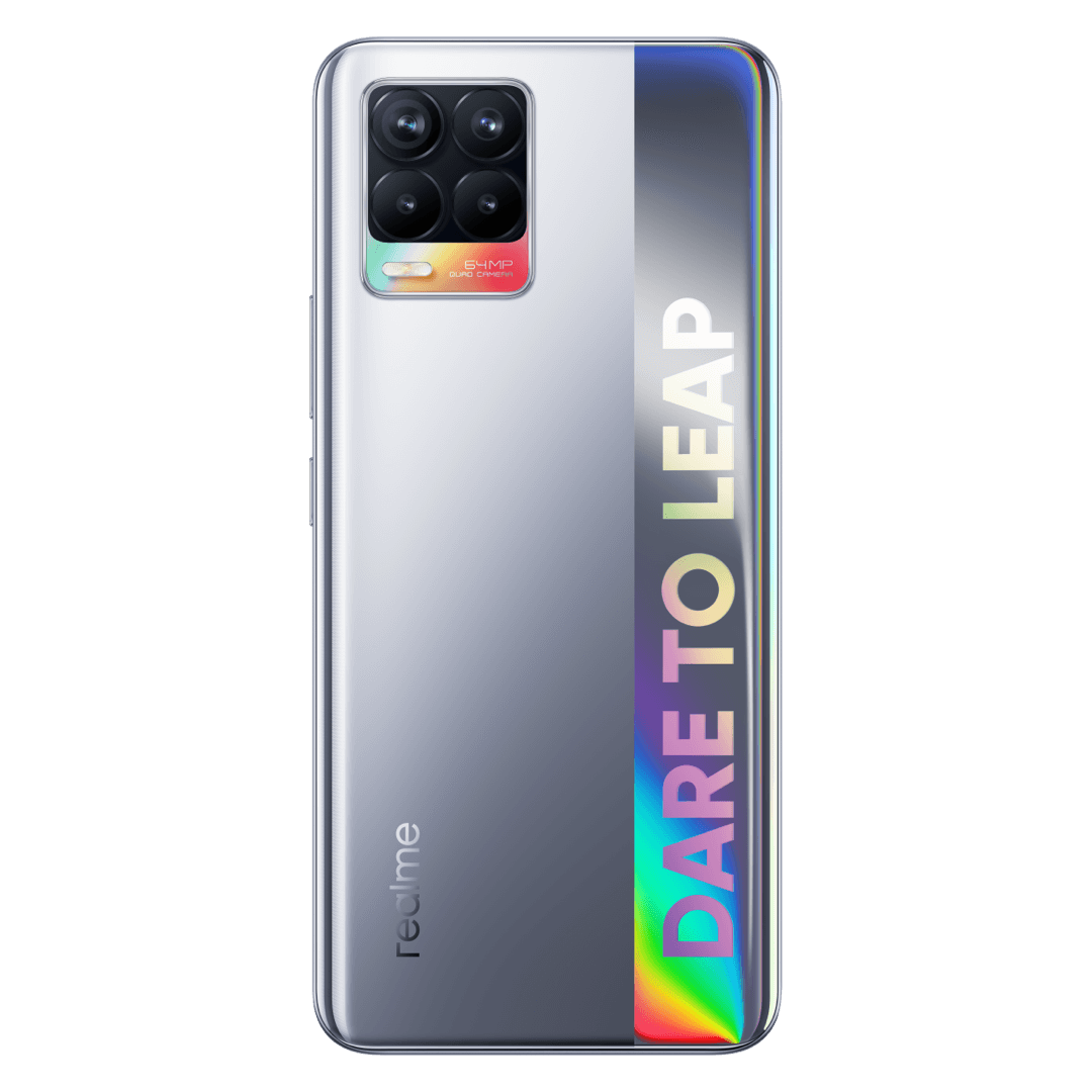 Купить Realme 8 - 4G Smartphone - Dual-SIM - RAM 4GB / 64GB - microSD slot - OLED-Display - 6.4" - 2400 x 1080 Pixel - 4x x Rückkamera 64 MP, 8 MP, 2 MP, 2 MP - front camera 16 MP - Cyber Silver (6941399044524) в магазине wardena.ru