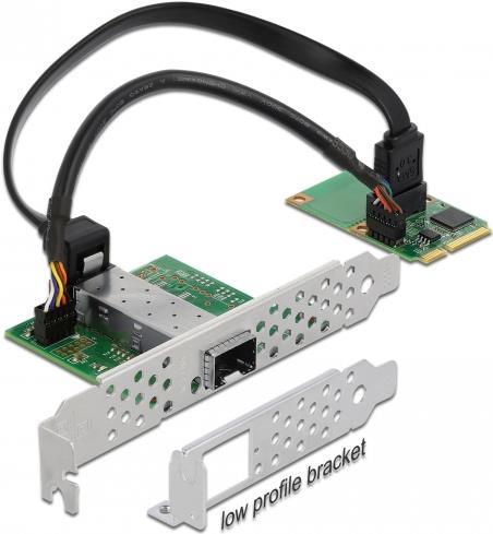Купить DeLOCK Mini PCIe I/O PCIe full size 1 x SFP Gigabit LAN - Netzwerkadapter - PCIe Mini Card - Gigabit SFP x 1 (95267) в магазине wardena.ru