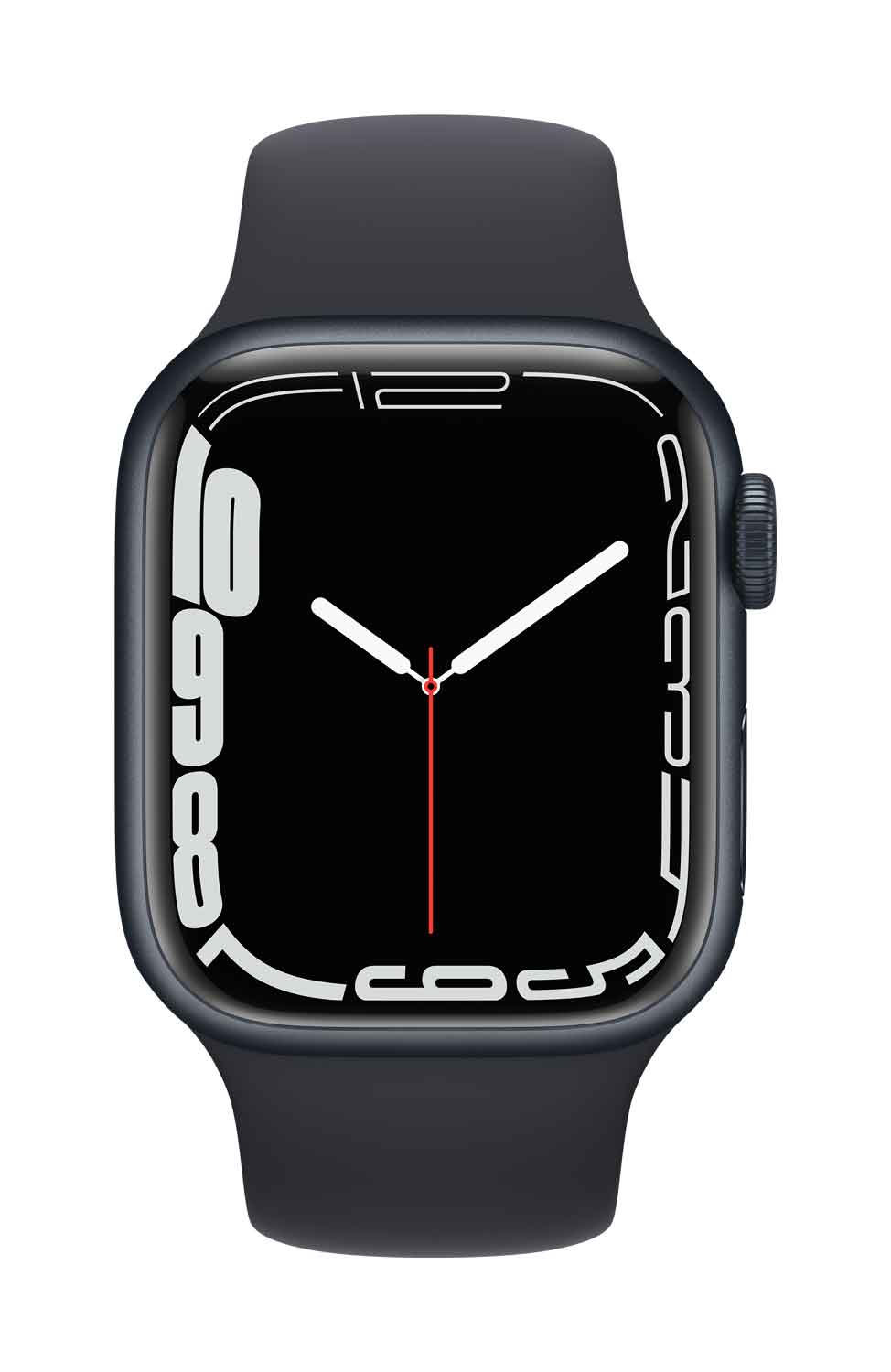 Купить Apple Watch Series 7 (GPS + Cellular) - 41 mm - midnight aluminum - intelligente Uhr mit Sportband - Flouroelastomer - Midnight - Bandgröße: regelmäßig - 32GB - Wi-Fi, Bluetooth - 4G - 32 g (MKHQ3FD/A) в магазине wardena.ru