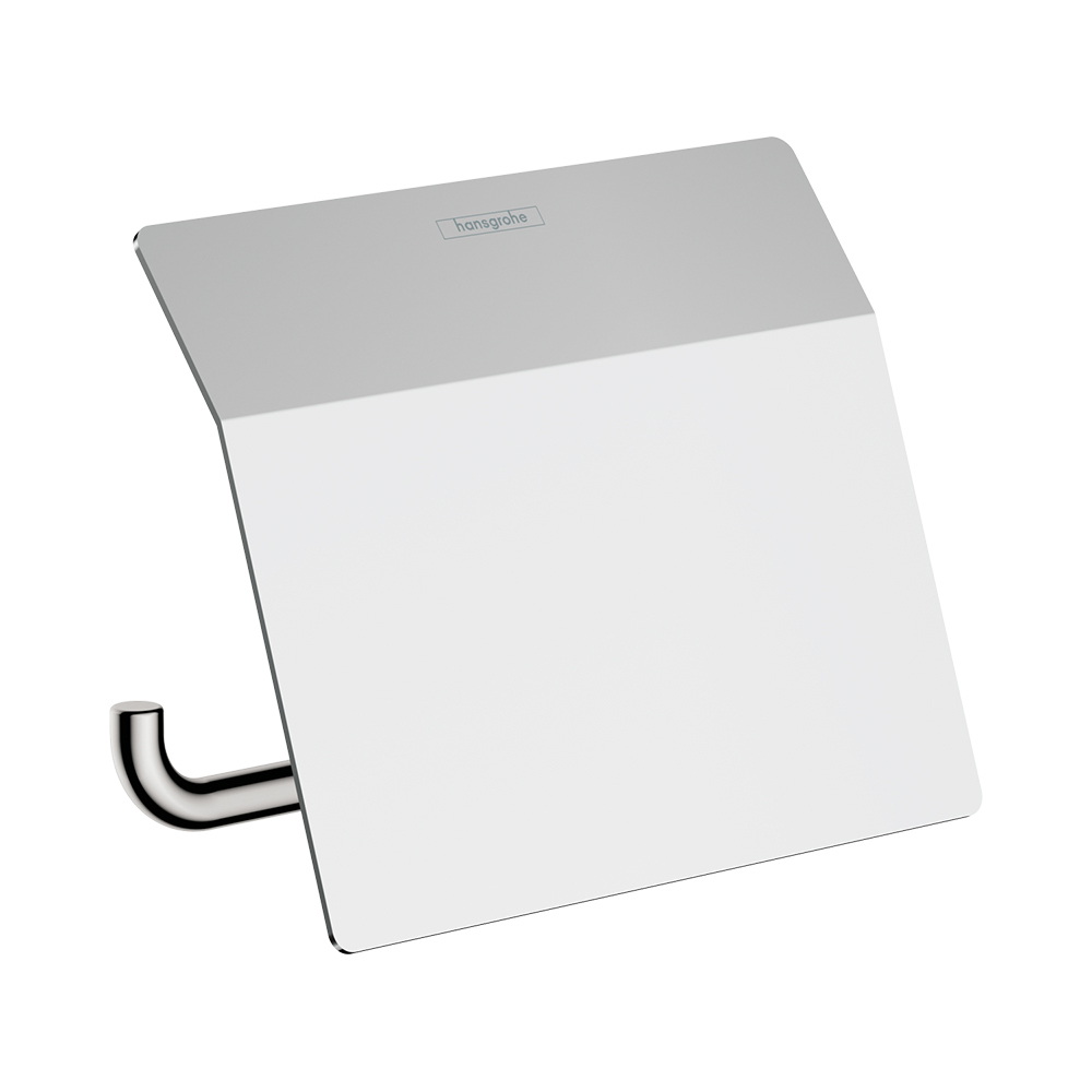 Купить Hansgrohe AddStoris Держатель рулона туалетной бумаги черный матовый 41753670 в магазине wardena.ru