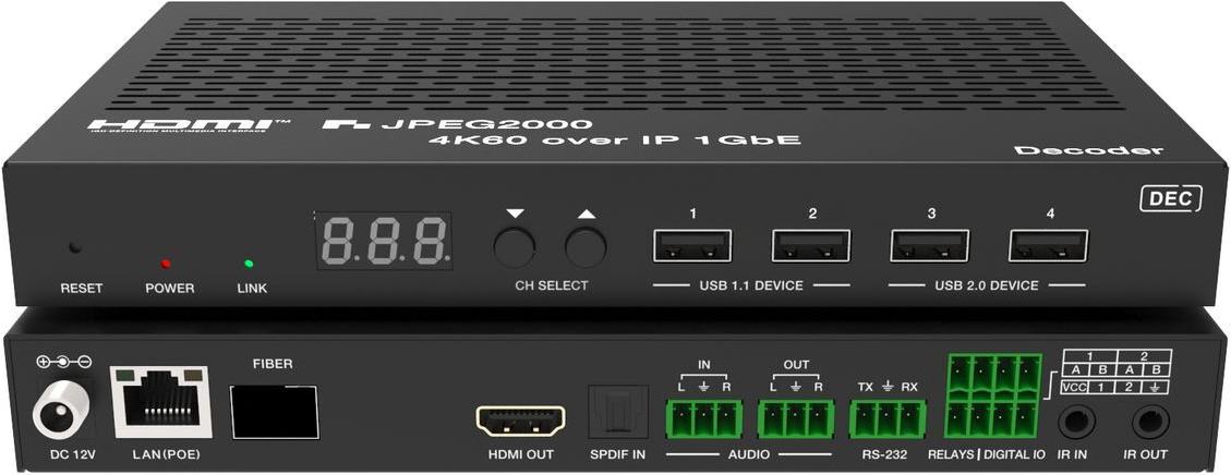 Купить VivoLink AV over IP 4K60Hz JPEG2000 Videowall Matrix - Decoder (VLVWIP2000-DEC) в магазине wardena.ru