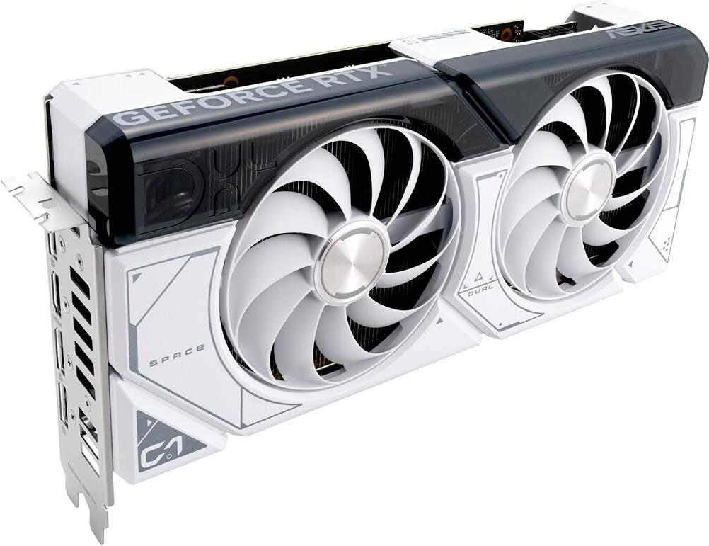 Купить ASUS DUAL GeForce RTX 4070 SUPER OC WHITE Grafikkarte - 12GB GDDR6X (90YV0K84-M0NA00) в магазине wardena.ru