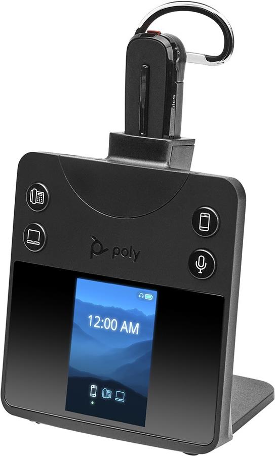 Купить HP Poly Savi 8445 Kopfhörer Kabellos Ohrbügel Büro/Callcenter Bluetooth Schwarz (8L5B4AA#ABB) в магазине wardena.ru