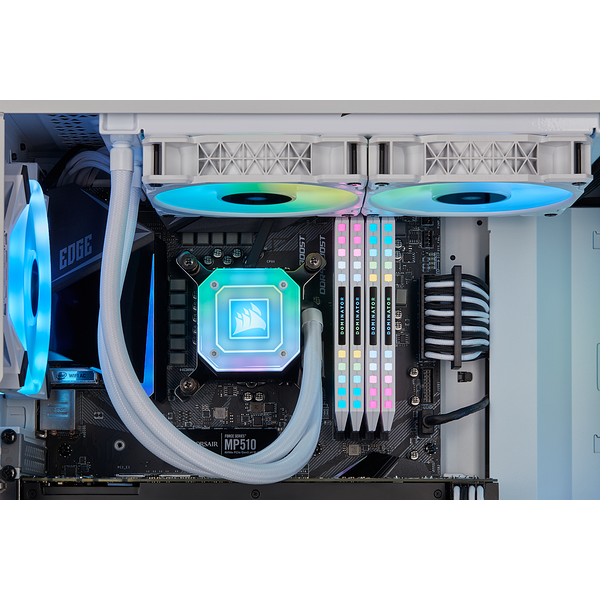 Купить CORSAIR iCUE H100i Elite Capellix - Prozessor-Flüssigkeitskühlsystem - (für: LGA1156, AM2, LGA1366, AM3, LGA1155, LGA2011, LGA1150, LGA1151, AM4, LGA2066, sTR4, sTRX4, LGA1200) - Aluminium mit Kupferbasis - 120 mm (CW-9060050-WW) в магазине wardena.ru