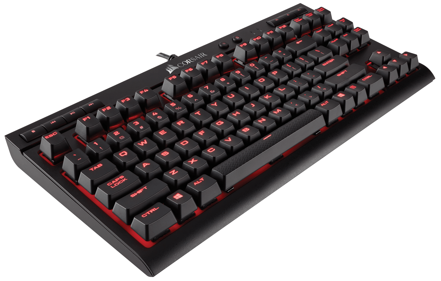 Купить Corsair K63 Tastatur USB QWERTY Englisch Schwarz (CH-9115020-NA) в магазине wardena.ru
