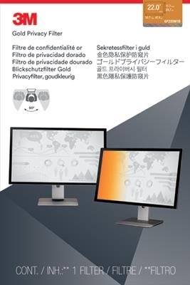 Купить 3M Gold Privacy Filter GF220W1B - Bildschirmfilter - 55,9 cm Breitbild (22"  Breitbild) - Gold (7100095983) в магазине wardena.ru