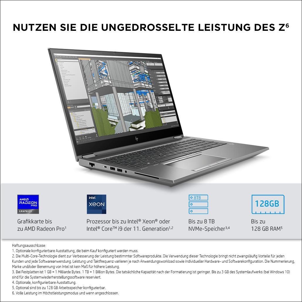 Купить HP ZBook Fury 17 G8 Mobile Workstation - Intel Core i9 11950H / 2.6 GHz - vPro - Win 11 Pro - RTX A4000 - 32 GB RAM - 1 TB SSD NVMe, TLC - 43.9 cm (17.3") IPS 3840 x 2160 (Ultra HD 4K) - Wi-Fi 6 - kbd: Deutsch (525A6EA#ABD) в магазине wardena.ru