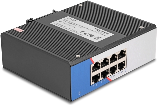 Купить Delock 80163 - Industrie Switch RJ45 für Hutschiene - Switch - 1 Gbps (80163) в магазине wardena.ru