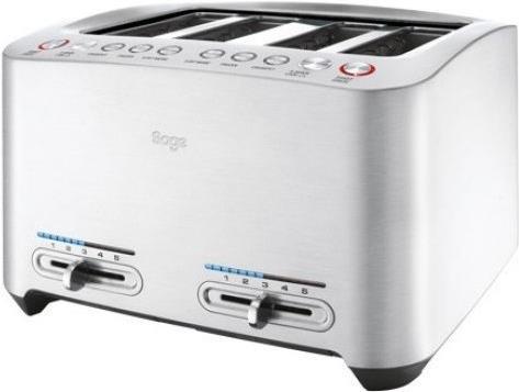 Купить Sage the Smart Toast 4 4Scheibe(n) Silber Toaster (STA845BAL2EEU1) в магазине wardena.ru