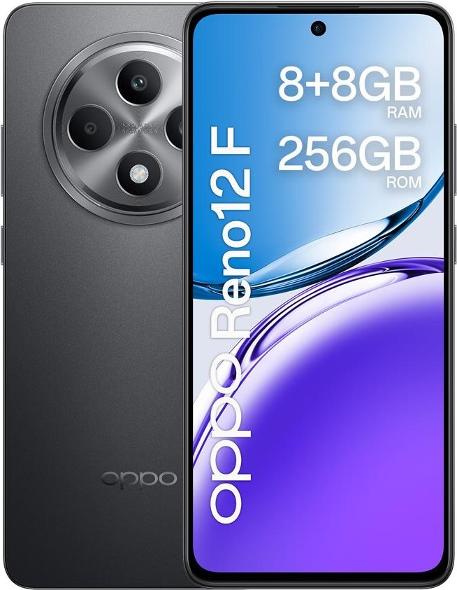 Купить OPPO Reno12 F 4G 16,9 cm (6.67") Dual-SIM Android 14 USB Typ-C 8 GB 256 GB 5000 mAh Grau в магазине wardena.ru