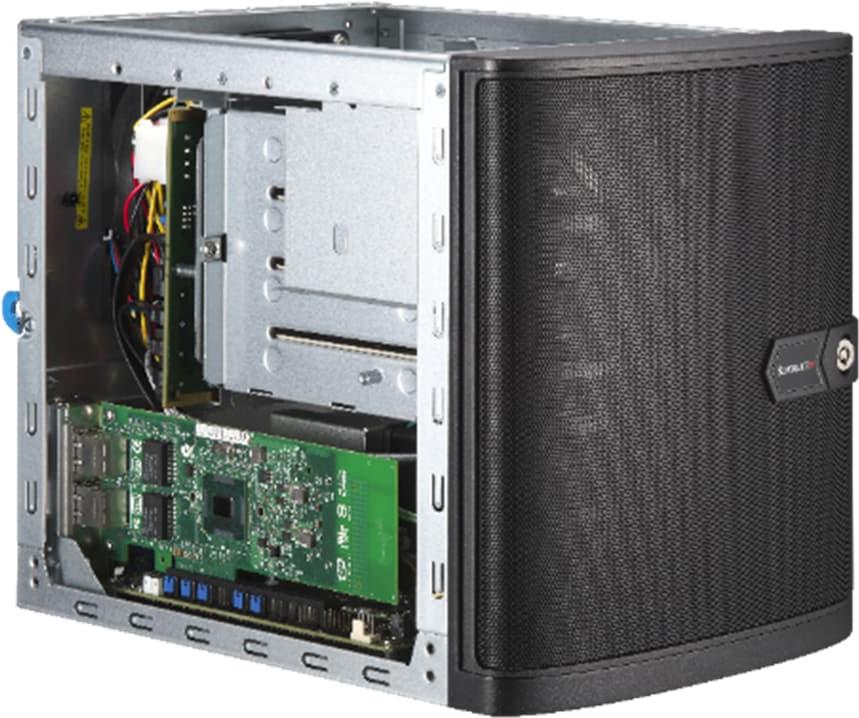 Купить Supermicro SYS-521R-T PC/Workstation Barebone Mini-Tower Schwarz (SYS-521R-T) в магазине wardena.ru