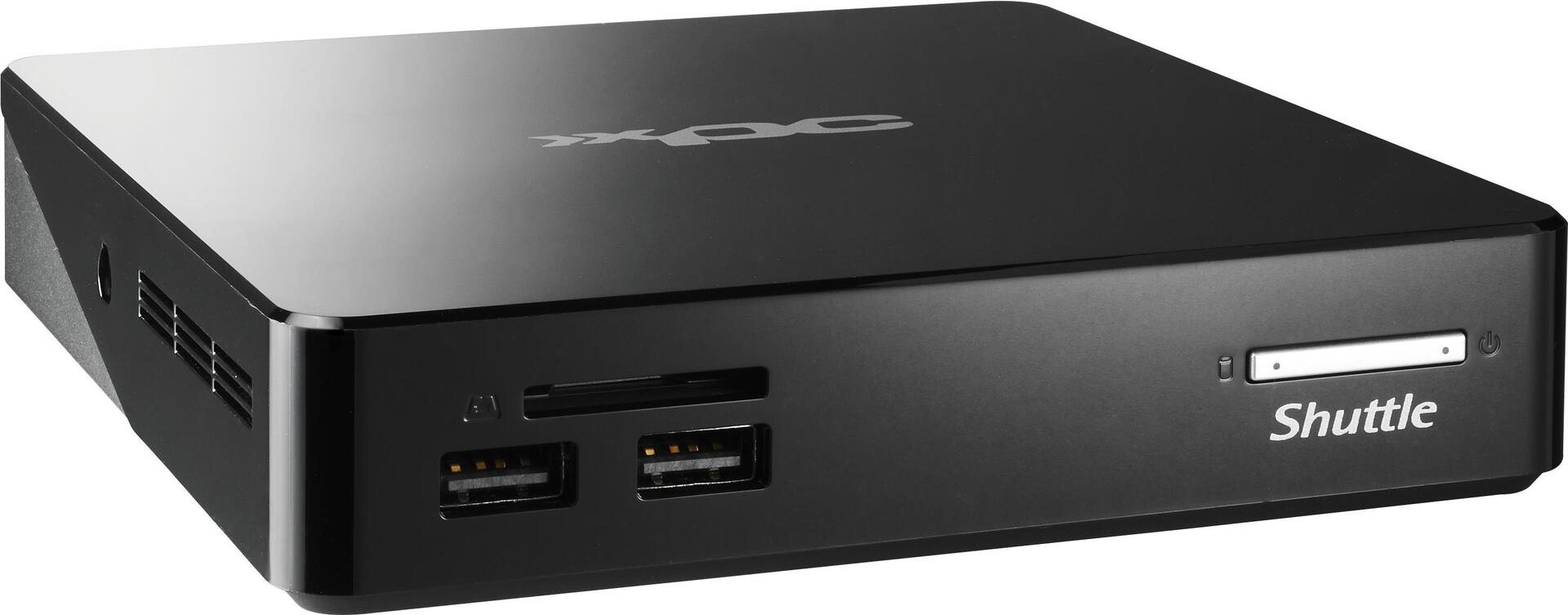 Купить Shuttle XPC nano NS02EV2 - Android-PC - Mini-PC - 1 RK3368 / 1.5 GHz - RAM 2 GB - Flash - eMMC 16 GB - PowerVR SGX6110 - GigE - WLAN: 802.11b/g/n/ac, Bluetooth 5.0 - Android 8.1 (Oreo) - Monitor: keiner - Schwarz (PFB-NS02E041) в магазине wardena.ru