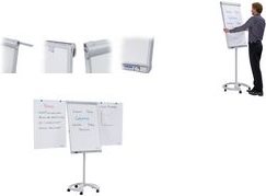 Купить FRANKEN Flipchart Mobil Deluxe, 670 x 950 mm, hellgrau Tafel magnethaftend, Einbeinstativ, Rundfuß mit 5 Lauf- (FC81) в магазине wardena.ru