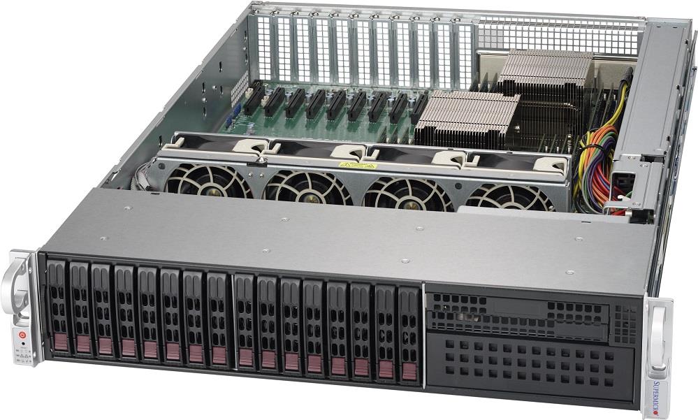 Купить Super Micro Supermicro SC213 XAC-R1K05LP - Rack - einbaufähig - 2U - SATA/SAS - Hot-Swap 1000 Watt - Schwarz (CSE-213XAC-R1K05LP) в магазине wardena.ru