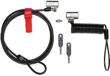 Купить Kensington ClickSafe Anywhere Keyed Lock - Sicherheitskabelschloss - Grau - 1.5 m (Packung mit 2) (K64661WW) в магазине wardena.ru