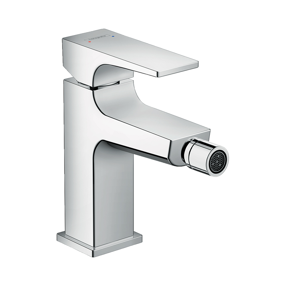Купить Hansgrohe Metropol Смеситель для биде однорычажный со сливным клапаном Push-Open бронза 32520140 в магазине wardena.ru