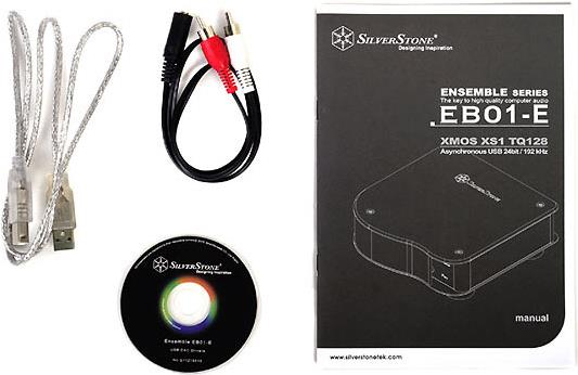 Купить SilverStone Ensemble EB01-E - Audio-Digital-Analog-Wandler - Silber (SST-EB01S-E) в магазине wardena.ru