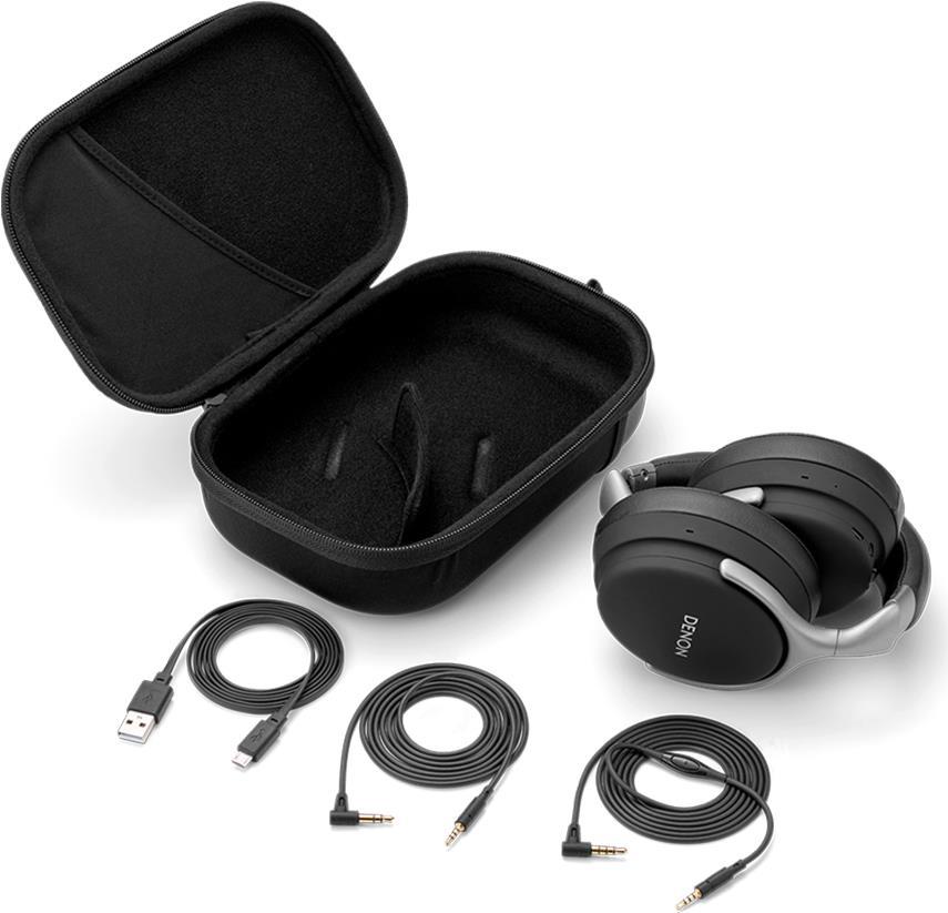 Купить Denon AH-GC25W Kopfhörer Verkabelt & Kabellos Kopfband Mikro-USB Bluetooth Schwarz (AHGC25WBKEM) в магазине wardena.ru