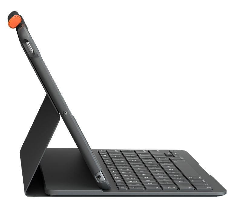 Купить Logitech Slim Folio, KeyboardDock für Apple iPad 10.2", schwarz, DE (920-009474) в магазине wardena.ru