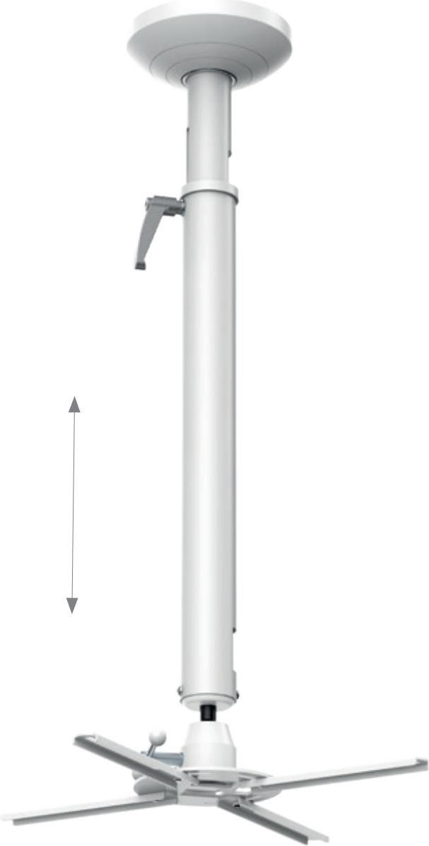 Купить HAGOR Beamfix II - Befestigungskit (Deckenmontage) - für Projektor - 820 - 1200 mm, universal - weiß (8653) в магазине wardena.ru