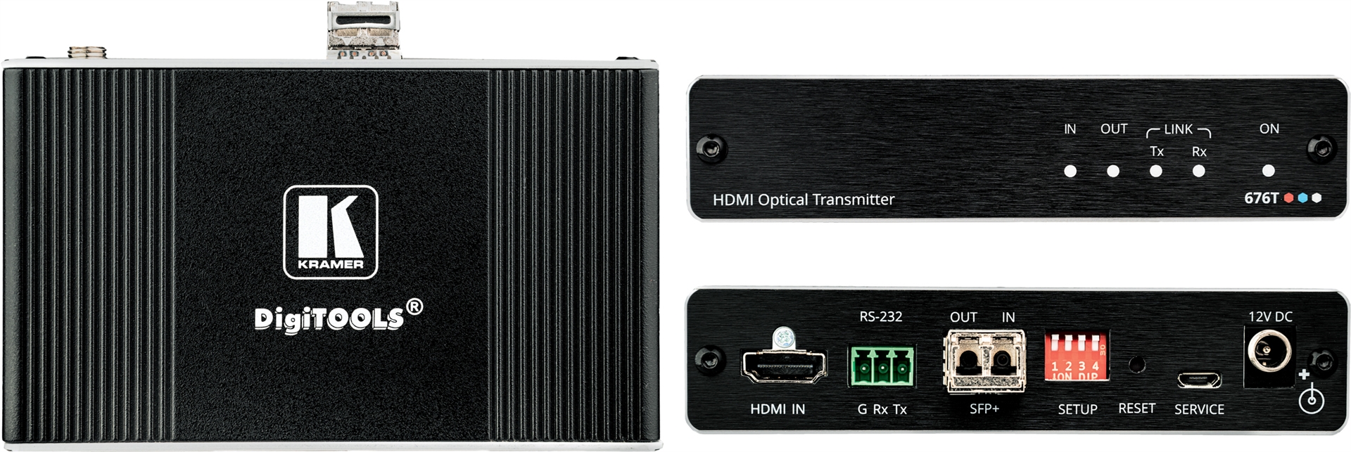 Купить KRAMER 676T 4K HDMI/RS232 Fiber Transmitter (50-067690) в магазине wardena.ru