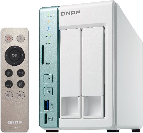 Купить QNAP TS-251A-2G - NAS-Server - 2 Schächte - SATA 6Gb/s - RAID 0, 1, JBOD - RAM 2 GB - Gigabit Ethernet - iSCSI Support в магазине wardena.ru