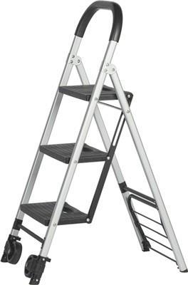 Купить BS Rollen Transportkarre TL90kg+mob.Allzweckleiter TL 150kg, 3-stufig m.Bügel Stand-H 770mm (MLK.090) в магазине wardena.ru