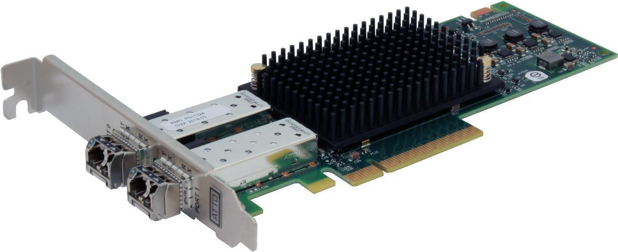 Купить Overland-Tandberg Hostbus-Adapter PCIe 3.0 x8 Low-Profile 16Gb Fibre Channel Gen 6 x 2 (OV-HBAFC16GB) в магазине wardena.ru