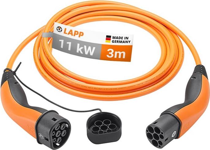 Купить Lapp Type 2 Charging Cable up to 11 kW 3 m orange 3 (75743) в магазине wardena.ru