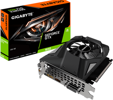 Купить Gigabyte GeForce GTX 1650 D6 4G (rev. 1.0) - GeForce GTX 1650 - 4 GB - GDDR6 - 128 Bit - 7680 x 4320 Pixel - PCI Express x16 3.0 (GV-N1656D6-4GD) в магазине wardena.ru
