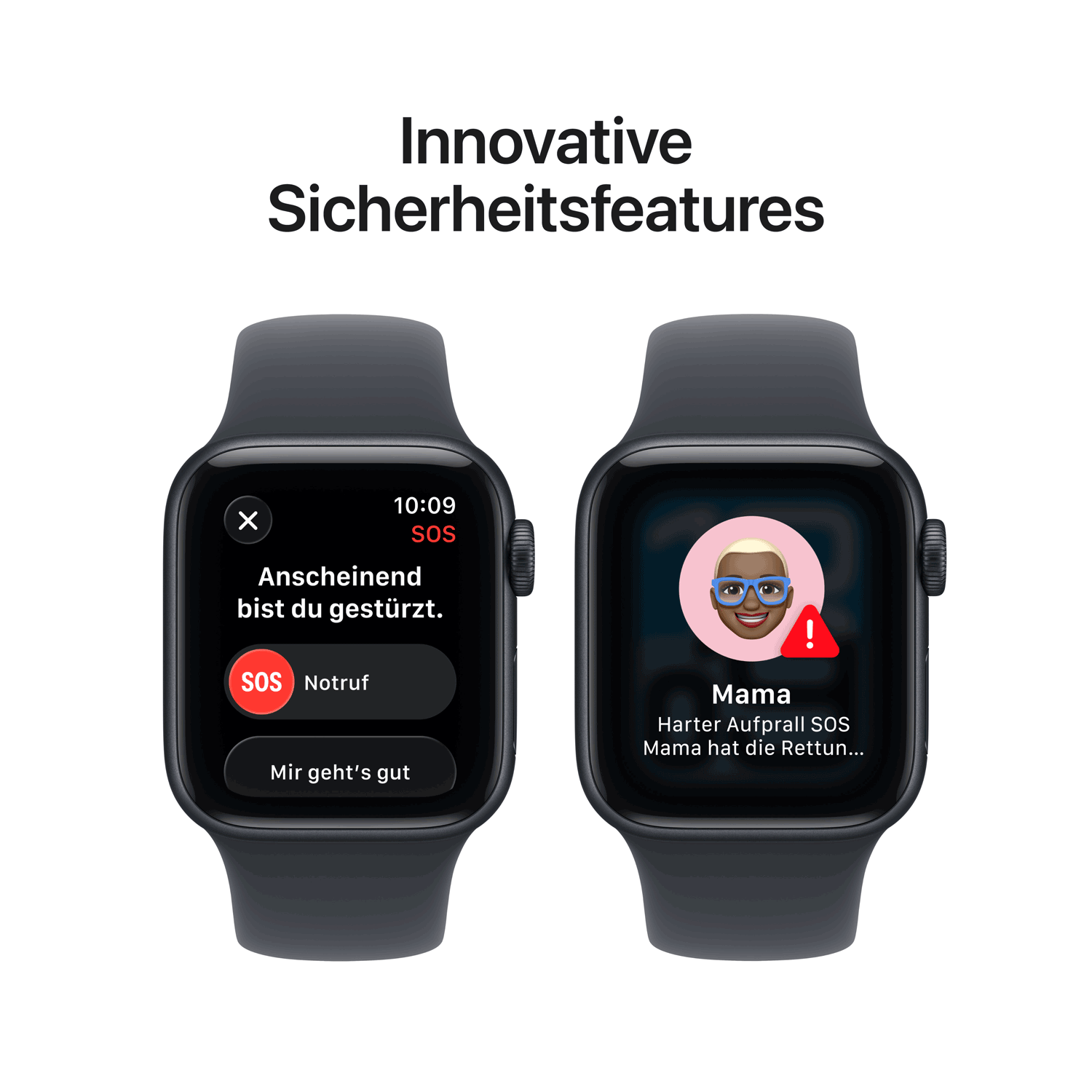 Купить Apple Watch SE 3 Aluminium 40mm Mitternacht (Sportarmband mitternacht) S/M (MEH94ZR/A) в магазине wardena.ru