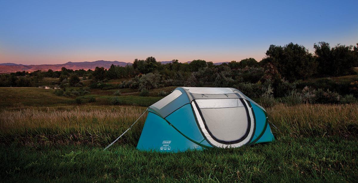 Купить Coleman Galiano 2 2 Person(en) Blau - Weiß Tunnelzelt (2000035212) в магазине wardena.ru