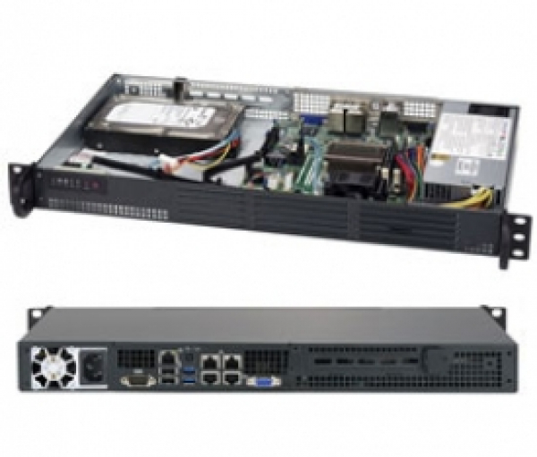 Купить Server Supermicro SYS-5018A-LTN4 SuperServer • 504-203B • A1SRI-2358F • 1U IPMI в магазине wardena.ru