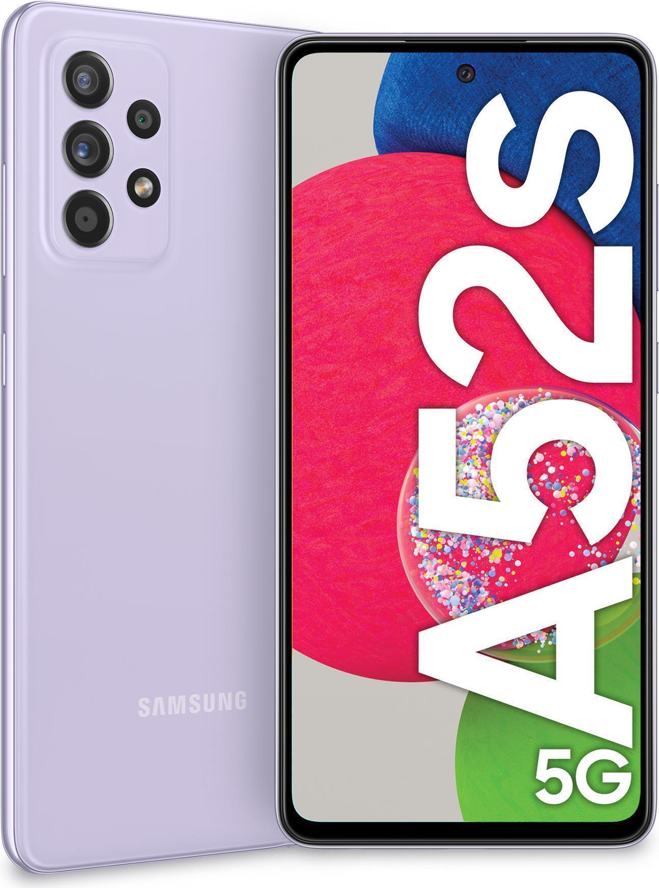 Купить Samsung Galaxy A52s 5G - 5G Smartphone - Dual-SIM - RAM 6 GB / Internal Memory 128 GB - microSD slot - OLED-Display - 6.5" - 2400 x 1080 Pixel - 4x x Rückkamera 64 MP, 12 MP, 5 MP, 5 MP - front camera 32 MP - Awesome Vio (SM-A528BLVDEUE) в магазине wardena.ru