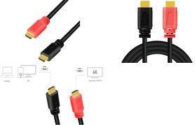 Купить LogiLink - Premium High Speed - HDMI-Kabel - HDMI männlich zu HDMI männlich - 15 m - Dreifachisolierung - Schwarz, Rot - aktiv, unterstützt 4K 60 Hz (3840 x 2160) (CHV0101) в магазине wardena.ru