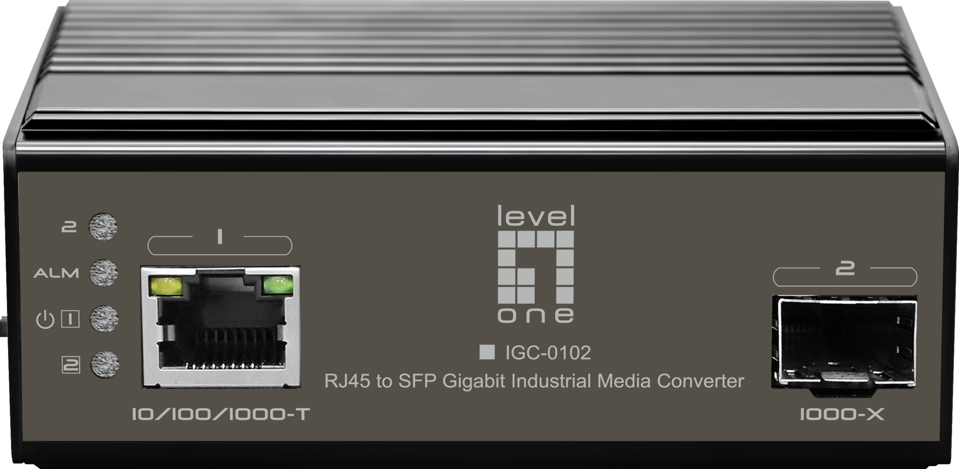 Купить LevelOne IGC-0102 - Medienkonverter - GigE - 10Base-T, 100Base-TX, 1000Base-T, 1000Base-X - RJ-45 / SFP (mini-GBIC) в магазине wardena.ru