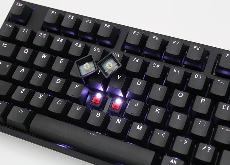 Купить Ducky One 2 Backlit PBT Gaming Tastatur, MX-Speed-Silver, weiße LED - schwarz (DKON1808S-PDEPDAZW1) в магазине wardena.ru