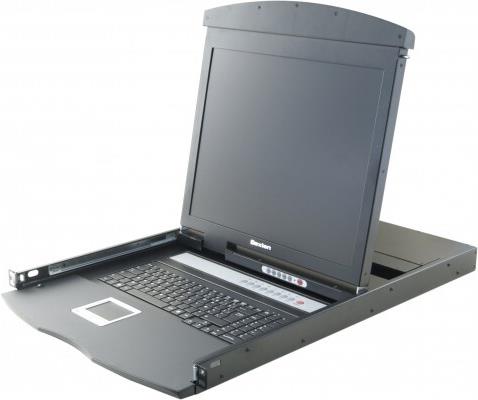 Купить Dexlan - Dual Rail - KVM-Konsole - USB - 48,3 cm (19") - Rack - einbaufähig - 1920 x 1080 Full HD (1080p) - VGA - 1U (751908) в магазине wardena.ru