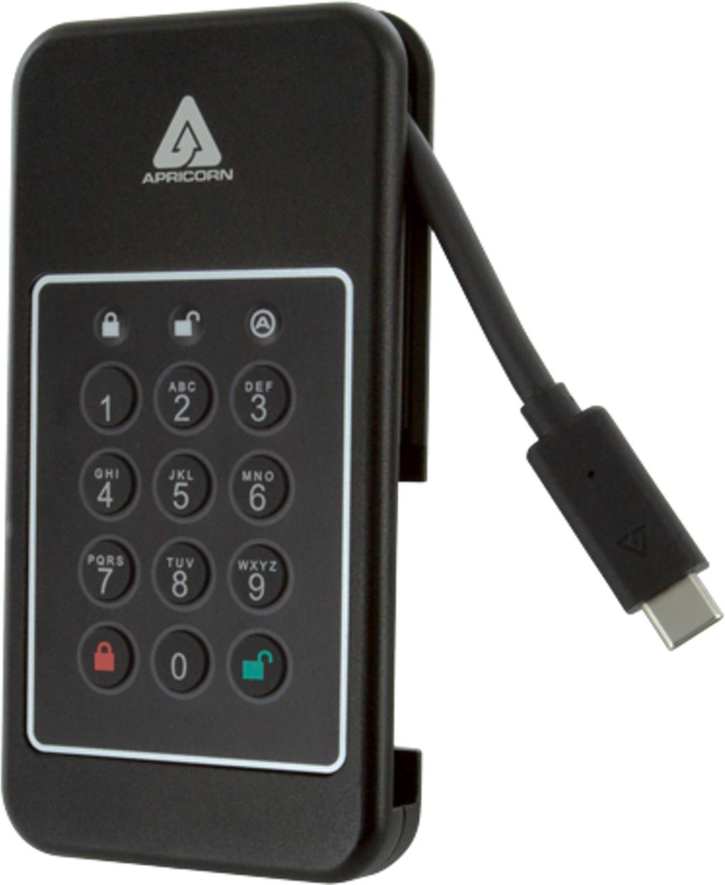 Купить Apricorn Aegis NVX - SSD - 1 TB - USB 3.2 Gen 2 - TAA-konform (ANVX-1TB) в магазине wardena.ru