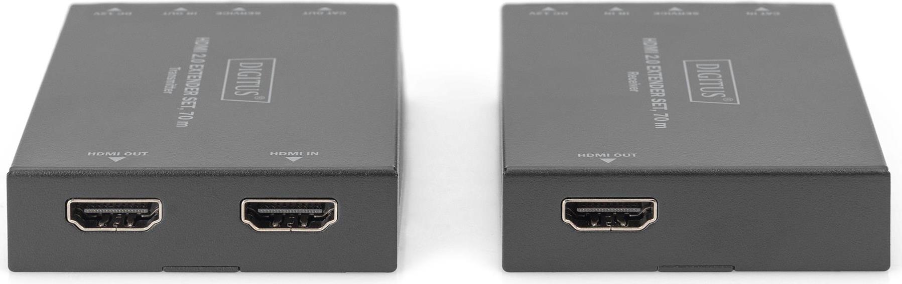 Купить DIGITUS DS-55506 - Sender und Empfänger - Video-/Audio-/Infrarot-Übertrager - HDMI - über CAT 5e/6/6a/7 - bis zu 70 m в магазине wardena.ru