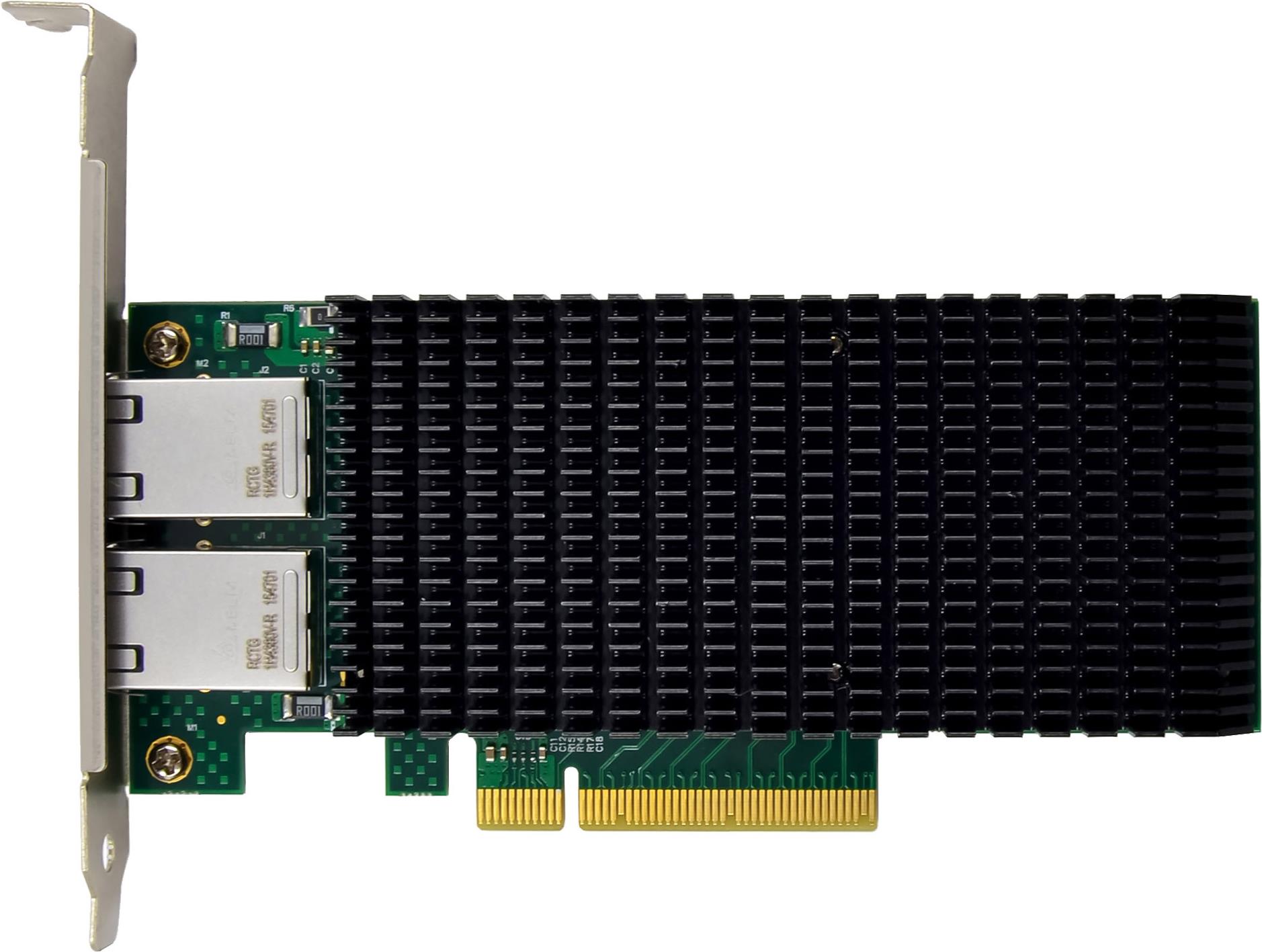Купить InLine Dual 10-Gigabit Netzwerkkarte - 2x RJ45 10Gb/s - PCIe x8 (51128A) в магазине wardena.ru