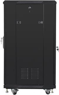 Купить Lanberg FF01-6622-12B Rack 22U Freistehendes Gestell Schwarz (FF01-6622-12B) в магазине wardena.ru
