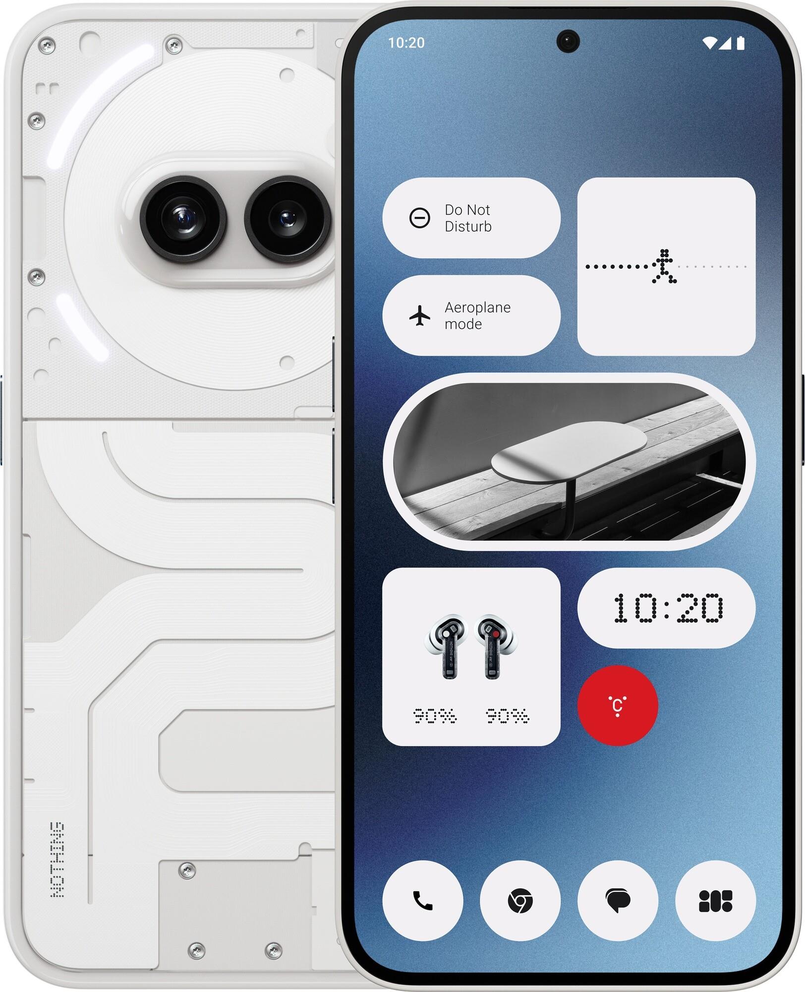 Купить Nothing Phone (2a) 17 cm (6.7") Dual-SIM Android 14 5G USB Typ-C 12 GB 256 GB 5000 mAh Weiß (A10400048) в магазине wardena.ru