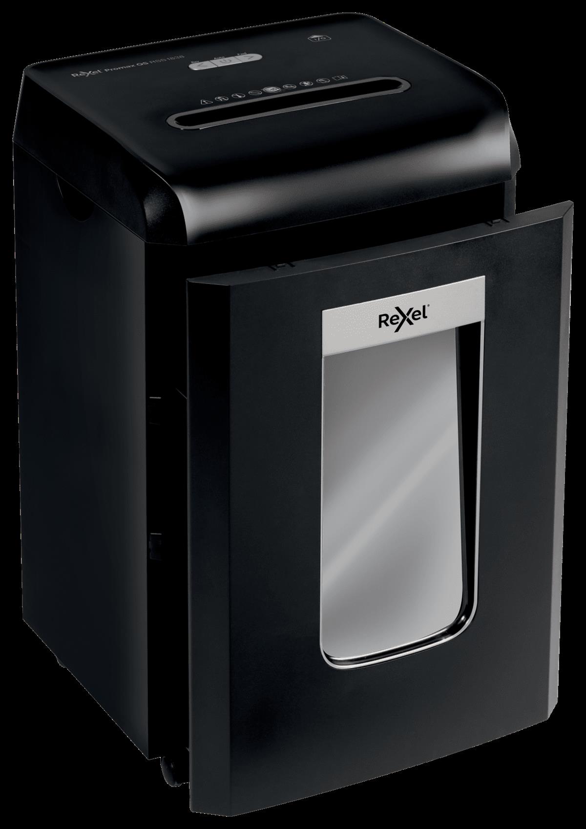 Купить Rexel Promax QS RSS1838 Aktenvernichter Streifenzerkleinerung 60 dB 22 cm Schwarz (2104588EU) в магазине wardena.ru