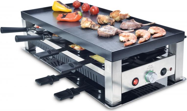 Купить Solis Grill 12,70cm (5") 1 - Raclette/ Tischgrill/ Wok/ Crêpes/Pizza - 8 Personen - Edelstahl - Table Grill 12,70cm (5") 1 - Typ 790 (977.47) в магазине wardena.ru