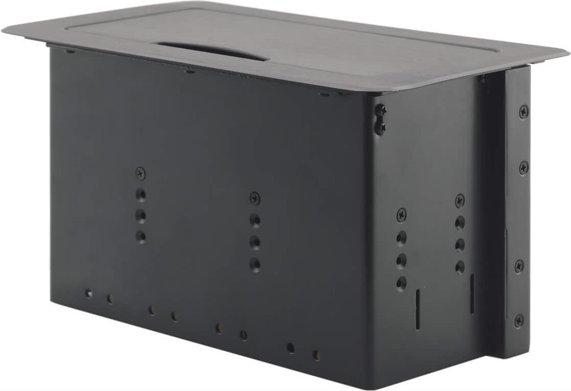 Купить Kramer TBUS-6XL - Installationskasten Netzwerkoberfläche - Schwarzes eloxiertes Aluminium (80-004199) в магазине wardena.ru