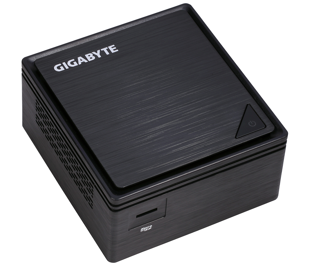 Купить Gigabyte BRIX GB-BPCE-3455 (rev. 1.0) - Barebone - Ultra Compact PC Kit - 1 x Celeron J3455 / 1,5 GHz - HD Graphics 500 - GigE (GB-BPCE-3455) в магазине wardena.ru
