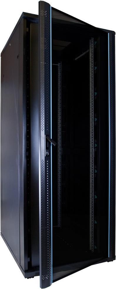 Купить 42 HE 19” Serverschrank, mit Glastür (BxTxH) 800 x 1000 x 2000mm1 x Fronttür mit 4mm-Sicherheitsglas, abschließbarer Türgriff mit Zylinderschloß1 x Rücktür aus Stahlblech, abschließbarTüranschlag rechts/links wechselbarT (DS8042) в магазине wardena.ru