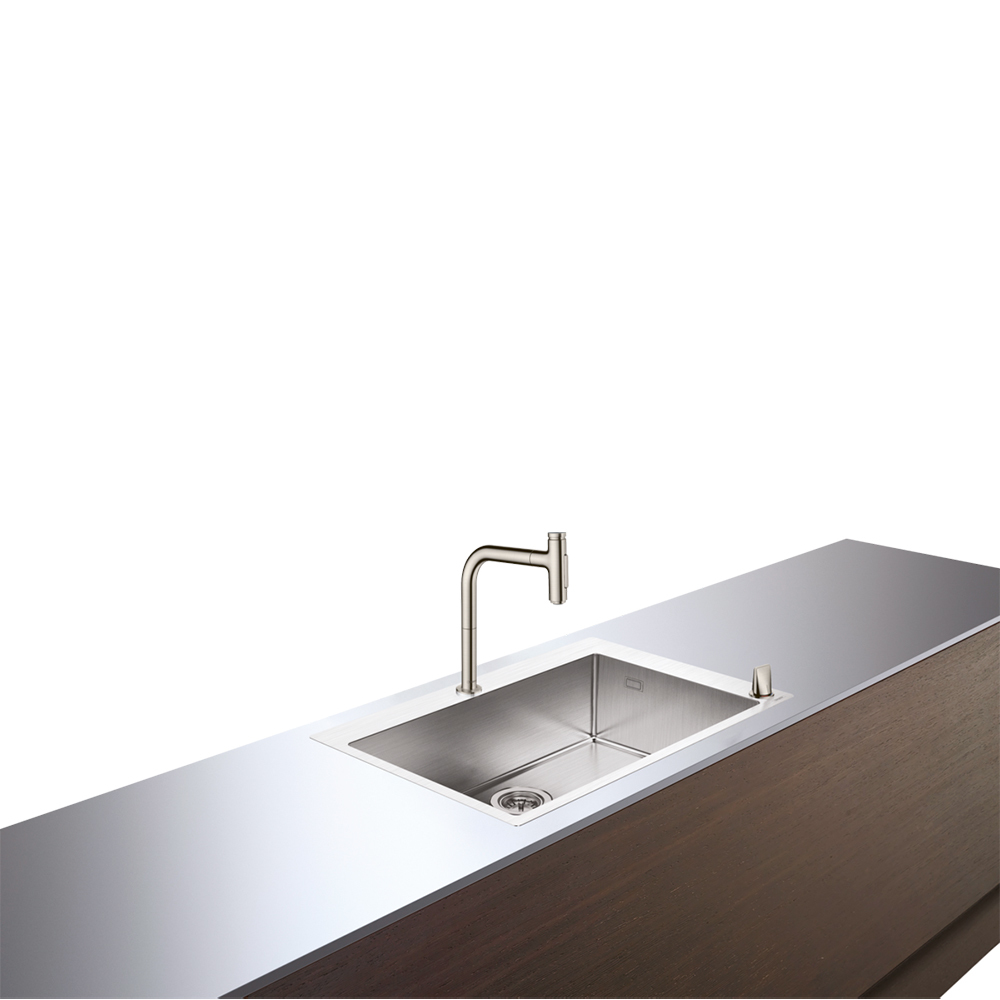 Купить Hansgrohe C71-F660-08 Комбинация для кухни 660 сталь 43202800 в магазине wardena.ru