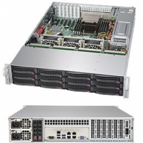 Купить Server Supermicro SSG-5028R-E1CR12L Storage • 836BE1C-R920B • X10SRH-CLN4F • 2U IPMI в магазине wardena.ru